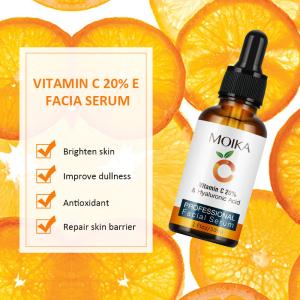 China 30ml Facial Vitamin C Brightening Serum With Hyaluronic Acid wholesale