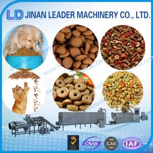 China Automatic dog food twin screw extruder food process machinery wholesale