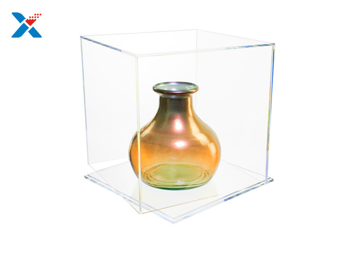 Artwork Display Acrylic Cube Box , Plexiglass Display Box Elegant And Sturdy