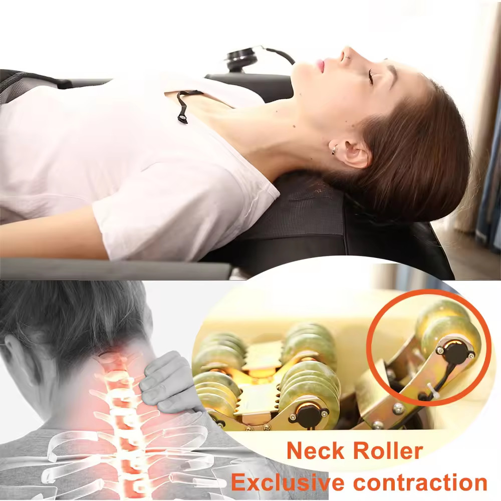 New Style Jade Roller Massage Bed Salon Furniture Far Infrared Heating Therapy Chiropractic Table