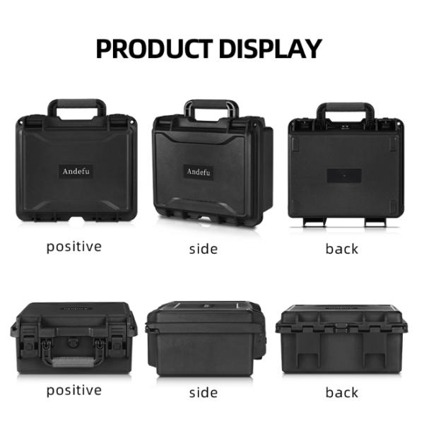 EM3225 IP67 Waterproof Tool Case 362x310x174mm Customizable