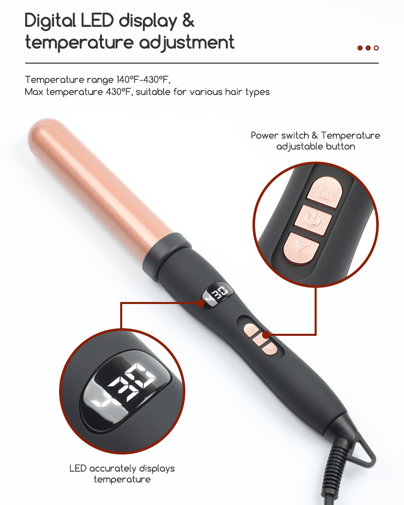 Salon Equipment Electric Curling Iron , Popular Professional Hair Curler