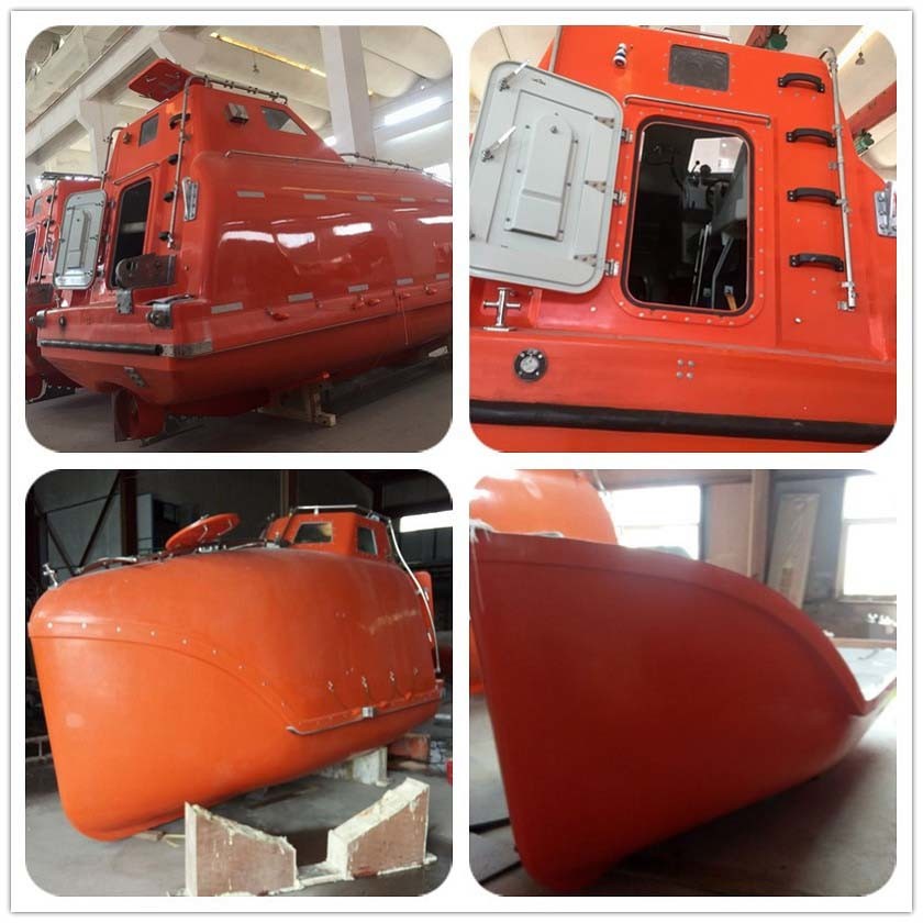 CCS, EC, BV Approved SOLAS Standard Cheap Small 4.9m 16 Persons FRP Free Fall Lifeboat