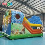 Commercial Dry Bouncer Slide Combo Inflatable Bouncy Moonwalk Jumping Castle