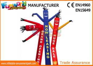 China Nylon Inflatable Sky Dancer For Trade Show / Desktop Blow Up Advertising Man wholesale