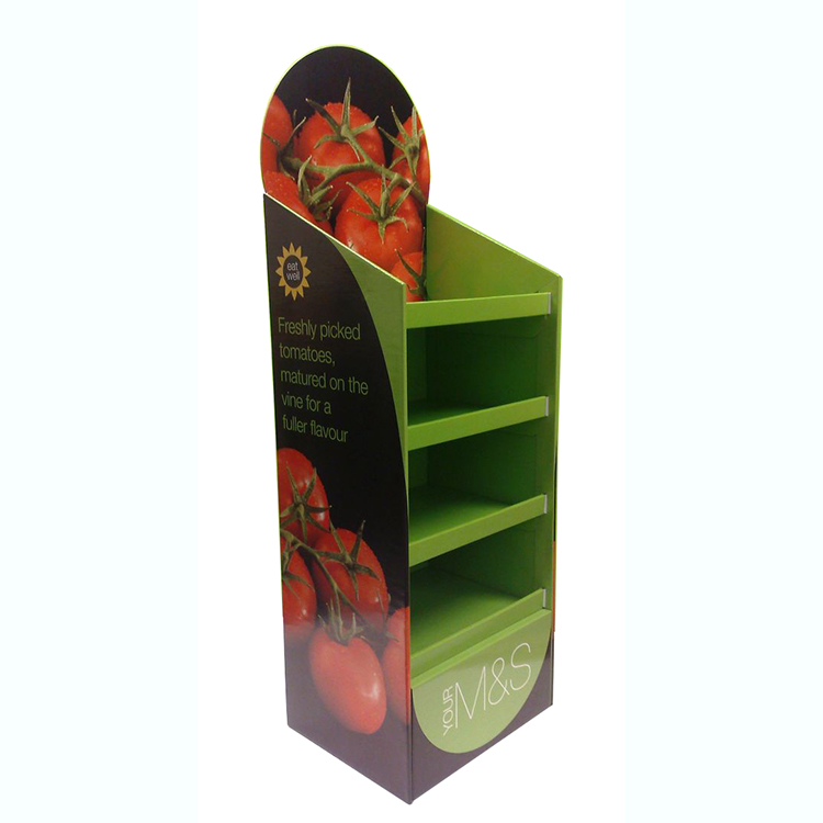 Christmas Promotion Cardboard Display Stand Beer Display Rack For Supermarket