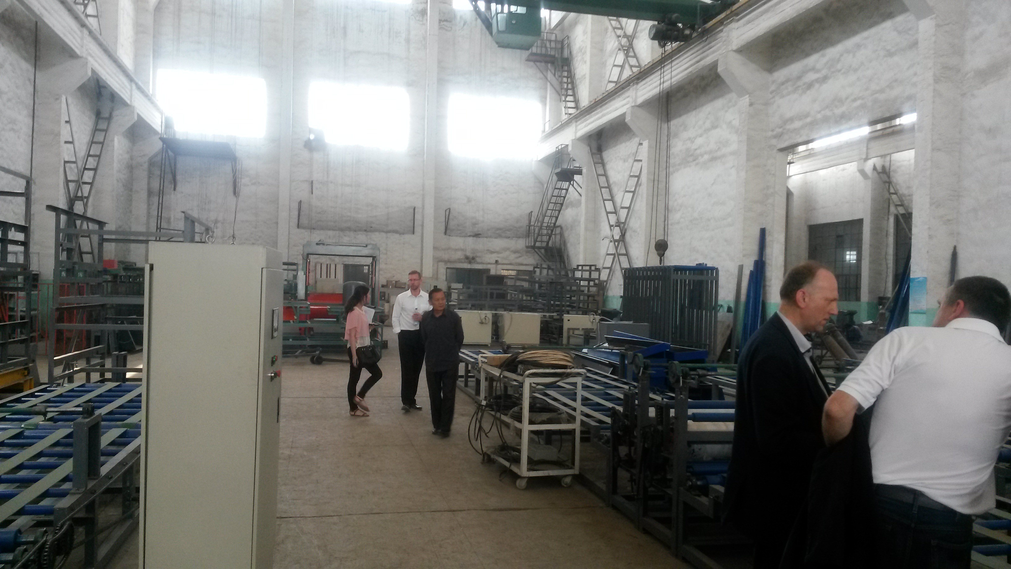 High Speed Glass Magnesium Oxide Board Production Line for Sawdust / Crushed Plant Straw Materials