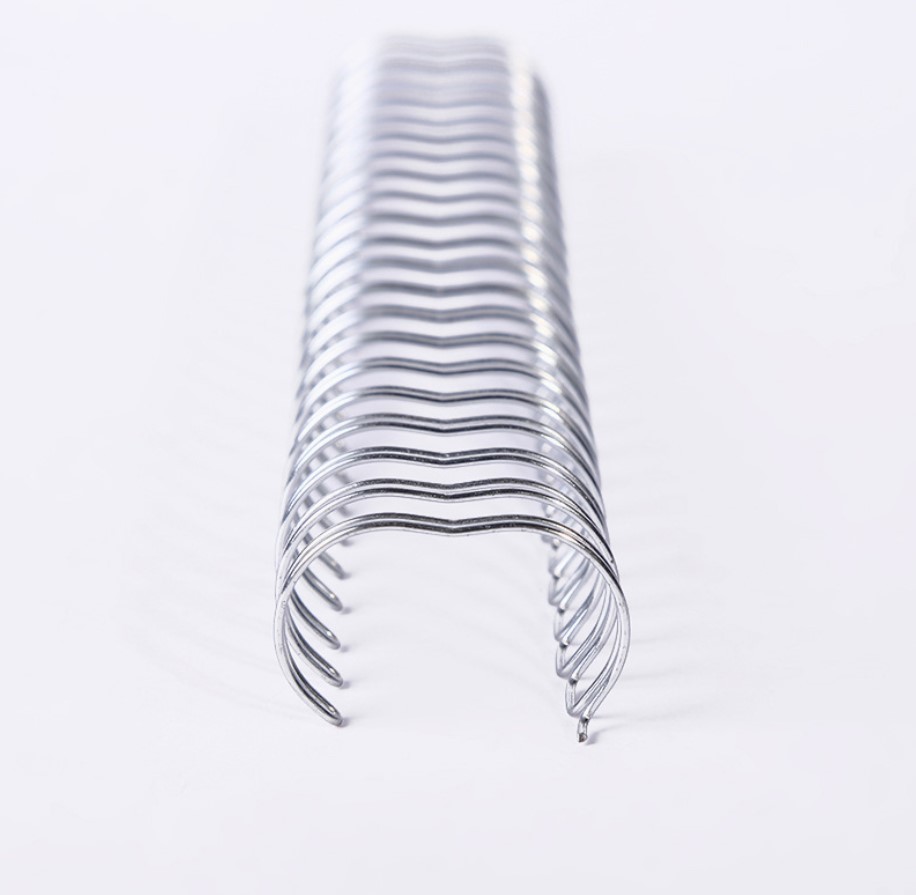Notebook Wire Spiral Binding , 3/8 Inch Electroplating Double Wire Ring
