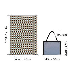 China Double Layers Fast Dry Easy Packable Picnic Blanket 0.64kg wholesale
