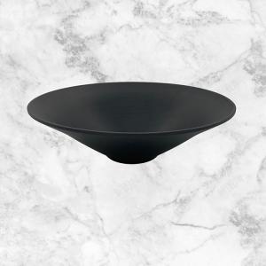 China Restaurant Melamine Ramen Bowls Black Matte Round Jar Shape 10'' wholesale