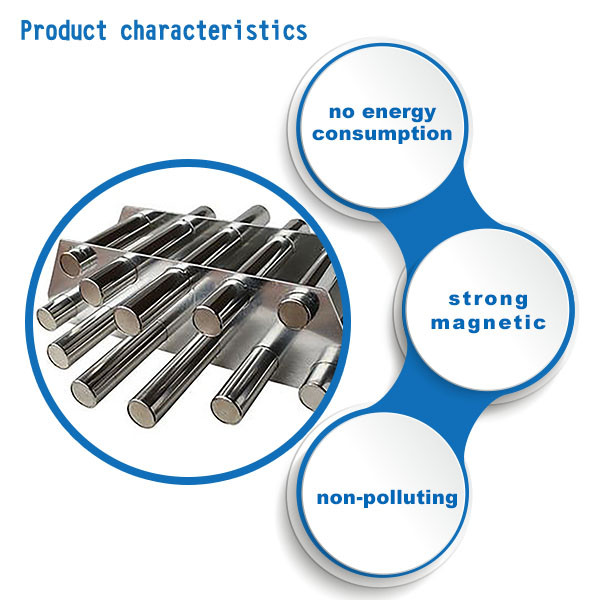 Permanent Magnetic Separator Stainless Steel Magnetic Grid / Rod / Bar