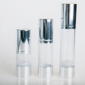 China 5ml-50ml Plastic Airless Cosmetic Containers For Lotion Makeup Packaging wholesale