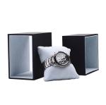 Luxury Paper Black Velvet Watch Packaging Box
