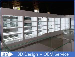 China High Wooden Shelf Jewellery Shop Display Cabinets For Showroom wholesale
