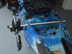 Plastic Block Kayak Boat Accessories Kayak Motor Mount 54cm Efficient Distance
