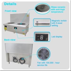 China Double burner induction soup stove for commercial restaurant wholesale