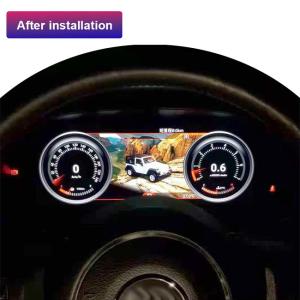 China 12V 1920*720 Jeep Wrangler Digital Dash Android 9 car gauge cluster wholesale
