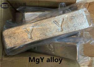 China Magnesium Master Alloy Ingot for Aviation , Marine Industry Magnesium Yttrium alloy ingot MgY30% wholesale