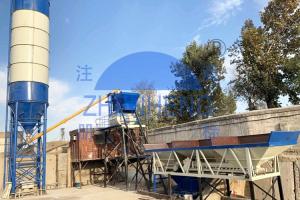 China HZS35 Fully Environmental-friendly Commercial Stationary Concrete Batching Plant wholesale