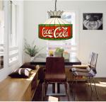 12" Modern Hanging Light Indoor Round Ceiling Light Retro Bar Reading Room
