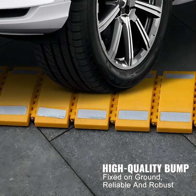 15.05kg Folding Portable Rubber Speed Humps 9.8Ft Length For Driveway Roads