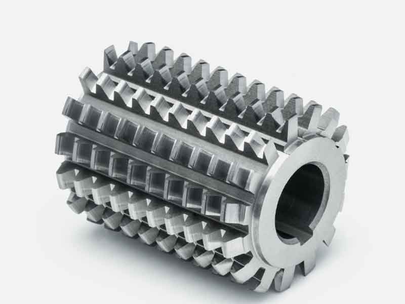 Round High Speed Steel Cutting Tools Silver Powder Metallurgy Gear Hob
