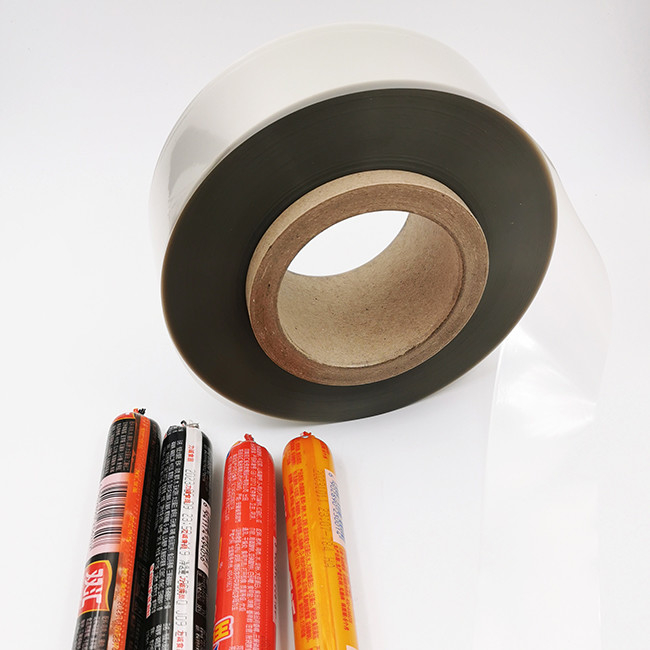 Custom Logo Printing Colourful Pvdc Casing Roll Film For Ham Sausages