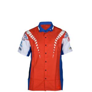 China Customized Logo Polo Shirt Sublimation Sport Team Uniform Short Sleeve Golf Shirts Mens wholesale