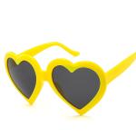 Women UV400 BSCI Love Heart Shaped Sunglasses Cat Eye Mod Vintage Style