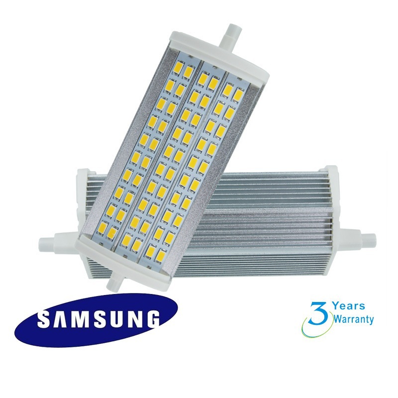 18W LED R7S lamp High lumen 1750lm 135mm samsung SMD5730 J135mm R7S floodlight Aluminum heatsink CE RoHs R7S AC85-265V
