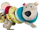 Cute Hanging Stuffed Animal Set , Embroidery Logo Baby Animal Plush Toys