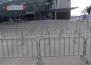 China H1200mm 1500mm Metal Crowd Control Barriers Galvanized Pedestrian Fence wholesale