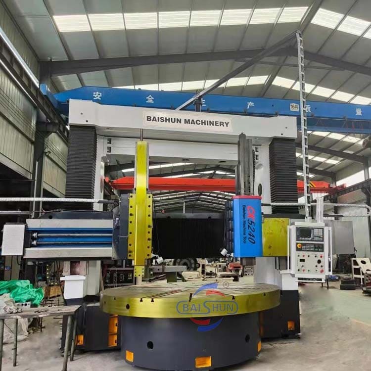 Pump Valve Flange Cutting Lathe Large CNC Vertical Lathe Machine Manufacturer