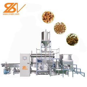 China Automatic Cat Pet Dog Food Making Machine Dry Feed Extrusion wholesale