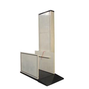 China 2.5m 3.5m Exterior Wheelchair Lift Commercial Hydraulic Platform Lift For Wheelchair wholesale