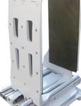 4188lbs Forklift Box Clamp Attachment 665mm Height