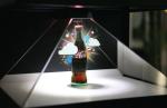 Customized 270 Degree 3D Holographic Pyramid Advertisement 1920x1080 Resolution