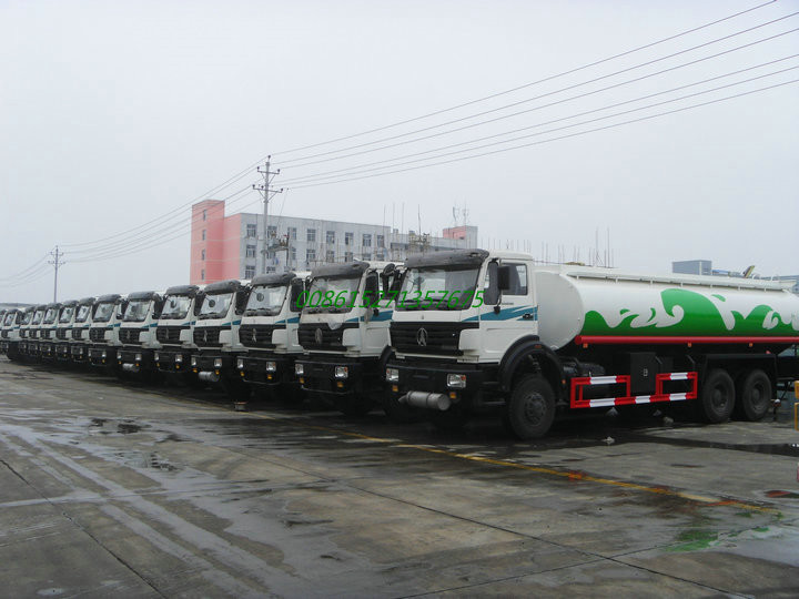 Beiben AWD off road Steel Water Tanker Truck 6x6 With Water Pump Bowser For Transport Clean Drinking Water 16-18cbm