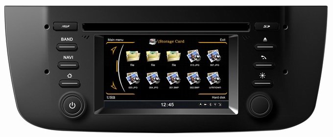 Ouchuangbo car Bluetooth DVD GPS Kit for Fiat Punto S100 platform with CD changer canbus high quality OCB-264