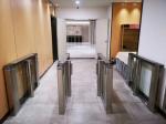 Electrical Pedestrian Swing Gate Barrier Walkways Turnstile Gate Access