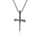 Blue and Gold Metal Prayer Choker for Men Stainless Steel Link Chain Necklaces