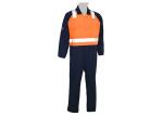 Orange Navy Reflective Safety Wear , Industrial Safety Clothing Australian Size