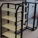 400mm Depth 800mm Height Metal And Wood Industrial Shelves For Supermarket