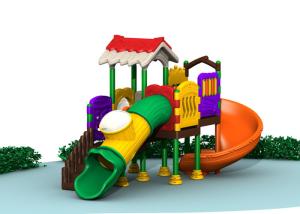 China Durable Kids Outdoor Play Gym Sets , Childrens Plastic Playground Equipment wholesale