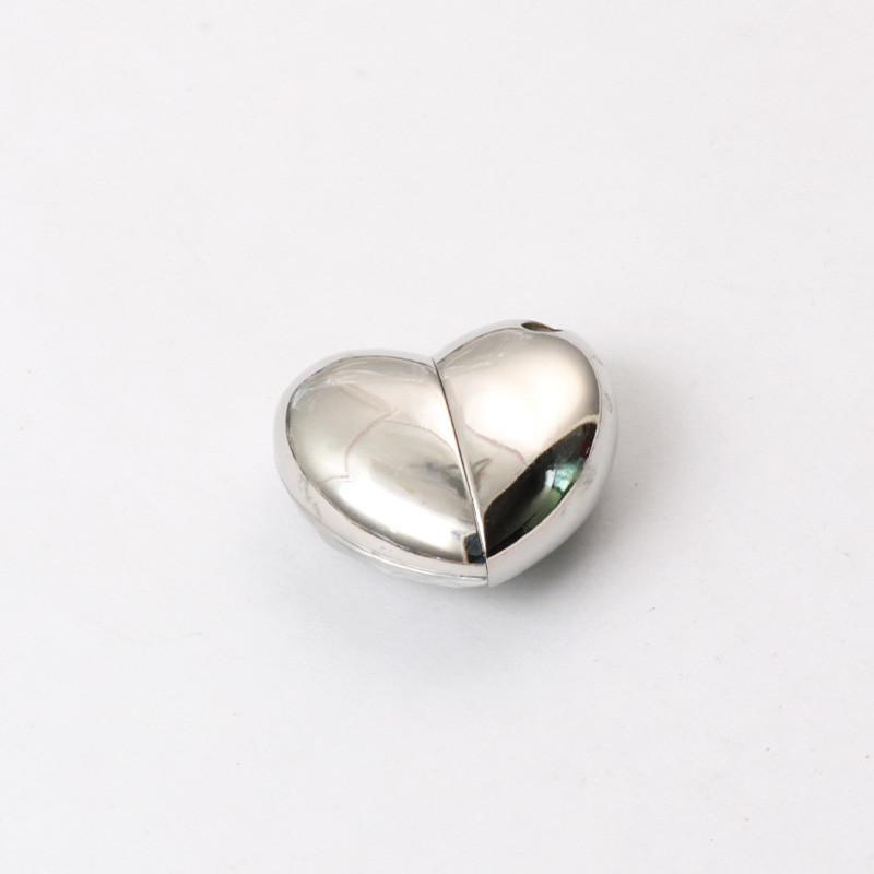 Hidden Chip Jewelry Style Heart USB Flash Drive Crystal Metal 64GB