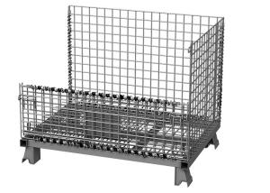 China Collapsible Welded Wire Mesh Pallet Cages 1000x800 wholesale