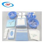 Medical Manufacturer Disposable Blue Nonwoven Angiography Surgical kit Drape