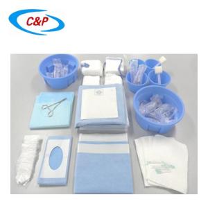 China Medical Manufacturer Disposable Blue Nonwoven Angiography Surgical kit Drape Pack wholesale