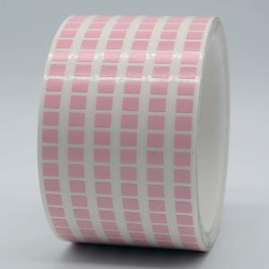 China 1mil Pink Matte High Temperature Resistant Polyimide Label 6mmx5mm wholesale