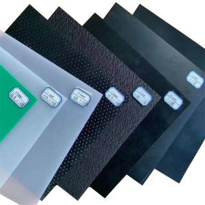 China Fish Pond HDPE Geomembrane Liner 0.3mm 0.5mm 1mm 2mm Black White Blue Green Customized wholesale